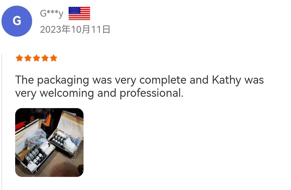 Excellent Packaging and Professional Service from Kathy