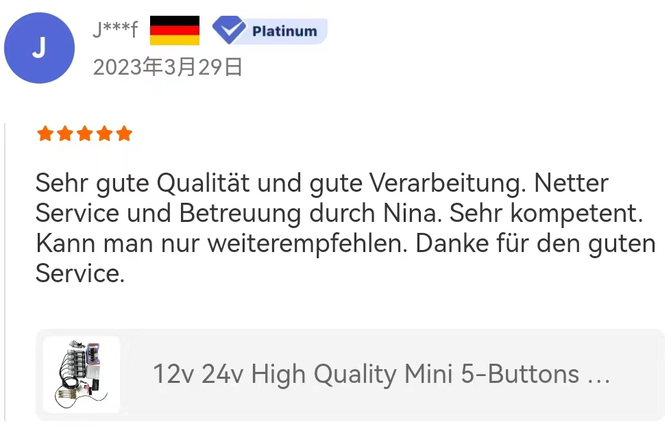 Excellent Quality and Craftsmanship – Outstanding Service from Nina! Highly Recommended